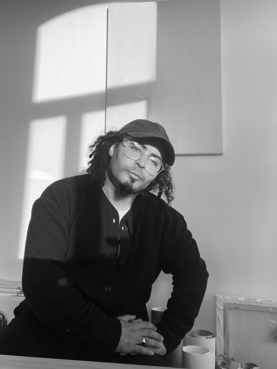 Sameh Mabrouk at the studio